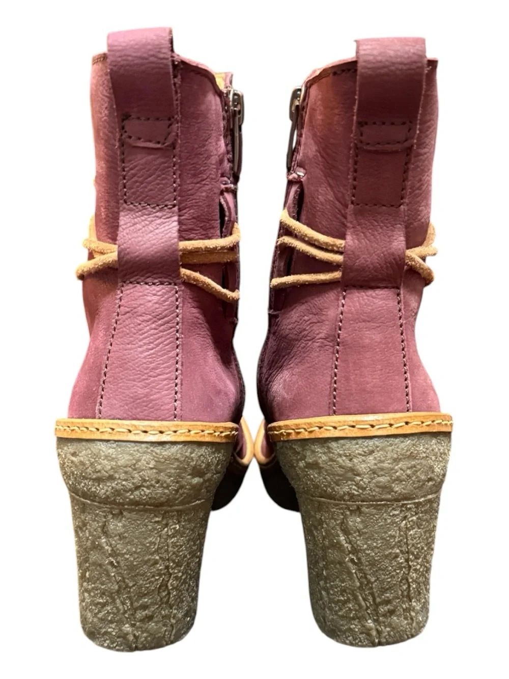 El Naturalista Haya Pleasant Rioja Leather Ankle Boots EU 36 US 5 NIB